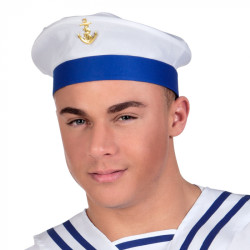 Plavčícka čiapka s kotvou